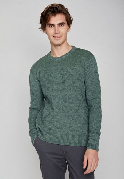 GREENBOMB Refill - Eleganter Strickpullover aus Wolle und Bio-Baumwolle / GOTS / Fair