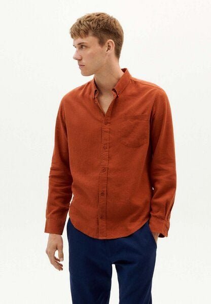 thinking mu Hemd - Ant Shirt - aus Hanf und Tencel