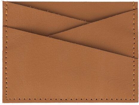 El Puente Karten-Etui Rindsleder, braun, 10 x 7,5 cm