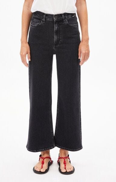 ARMEDANGELS MURLIAA CROPPED Damen Wide Jeans recyclter Baumwoll Mix Comfort-Stretch