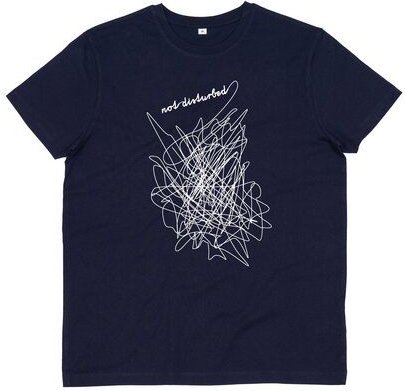 ilovemixtapes Not Disturbed Men Essential T-Shirt – Nachhaltiges Bio-Baumwoll-T-Shirt mit Siebdruck