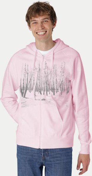 Peaces.bio - handbedruckte Biomode Herren Zip-Hoodie Woodland