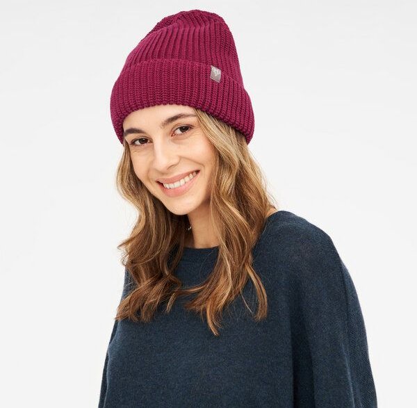 WiDDA berlin LANA gerippte Beanie aus Bio-Baumwolle