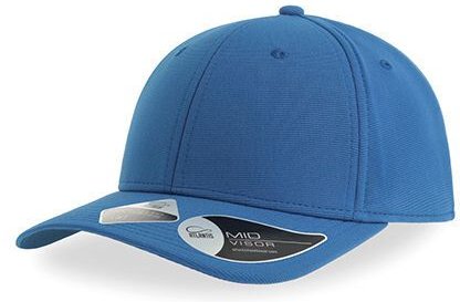Atmungsaktive Basecap Baseball - Cap Gebogener Schirm mit Klettverschluss Atlantis Headwear