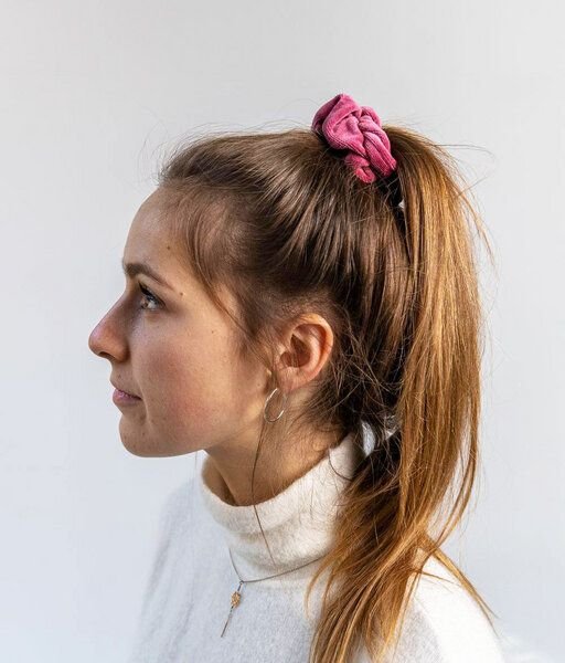obumi SCRUNCHIE SAMT - BIO BAUMWOLLE