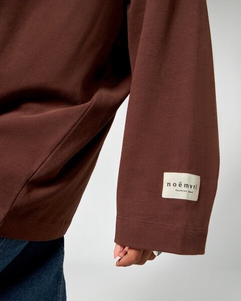 noemvri fashion label Oversized Longsleeve Bailey braun
