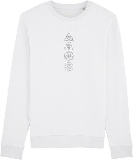 Human Family Bio Unisex Rundhals-Sweatshirt - "Araise - Geometric Line"