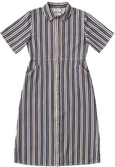 Nudie Jeans Lotten Denim Dress Stripe