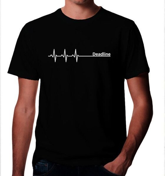 Picopoc Deadline T-Shirt in schwarz