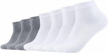 camano 7 Paar Quarter Socken Biobaumwolle