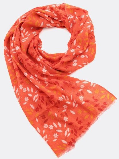 Djian Schal aus 100 % Lenzing Ecovero – Flowers