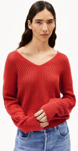 ARMEDANGELS LINEN BLEND KNIT SWEATER - Damen Pullover aus Leinen-Mix