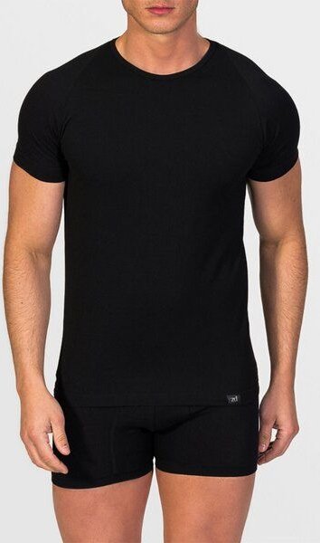 ZD Zero Defects Kurzärmeliges Rundhalsunterhemd aus ägyptischer Baumwolle