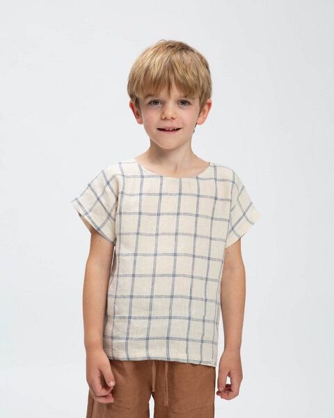 Matona Lockeres Leinen T-Shirt für Kinder / Easy T-Shirt