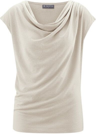 Thumbnail - HempAge Wasserfallausschnitt Top Hanf/Biobaumwolle