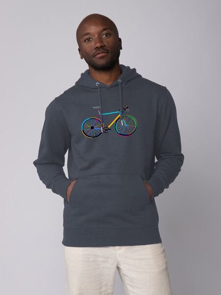 watapparel Hoodie Unisex Fahrrad by night