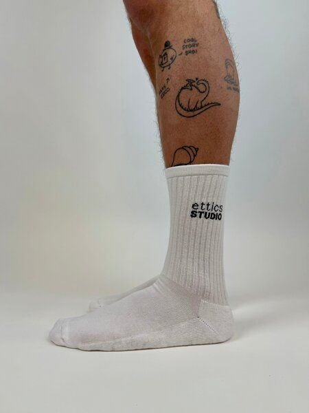 tennis sock logo ettics studio