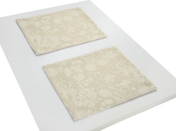 Thumbnail - Nature by Adam Tischset 2er Pack aus 100% Bio-Baumwolle - Made in Germany - Flower Cuvée