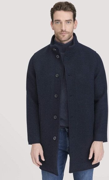 hessnatur Rhön Mantel Regular aus regionaler Schurwolle