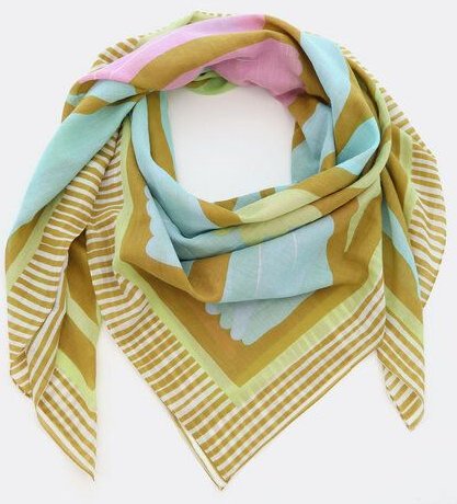 Djian Tuch aus 100% Bio-Baumwolle – Three Blossoms