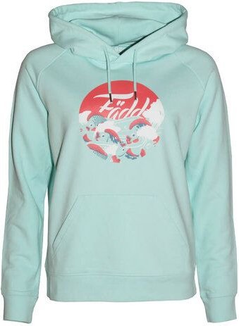 Thumbnail - Damen Hoodie Sweatshirt aus Bio-Baumwolle "Fischteich" Blau von Fädd