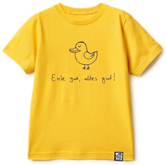 GARY MASH Kinder T-Shirt Ente gut, alles gut aus Bio-Baumwolle