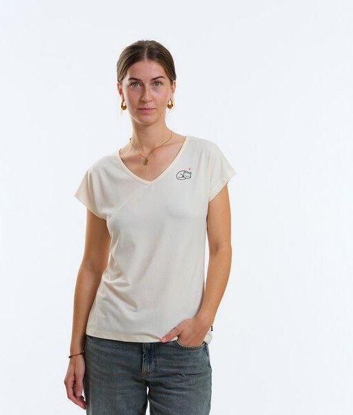 GARY MASH Shirt Ellis mit kleinem Kätzchen aus TENCEL Lyocell Mix