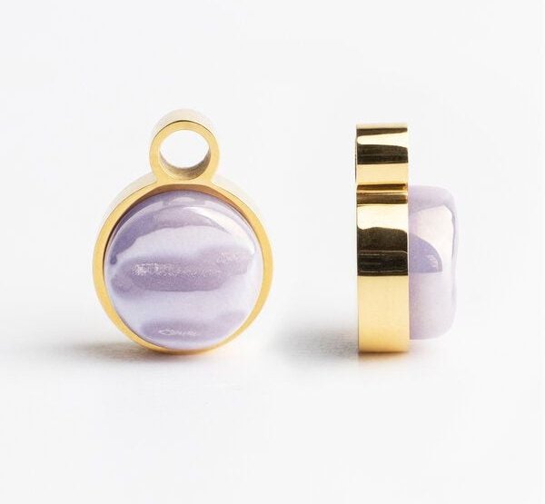 ALEXASCHA Anhänger für Ohrringe | Mix & Match Charms | Gold