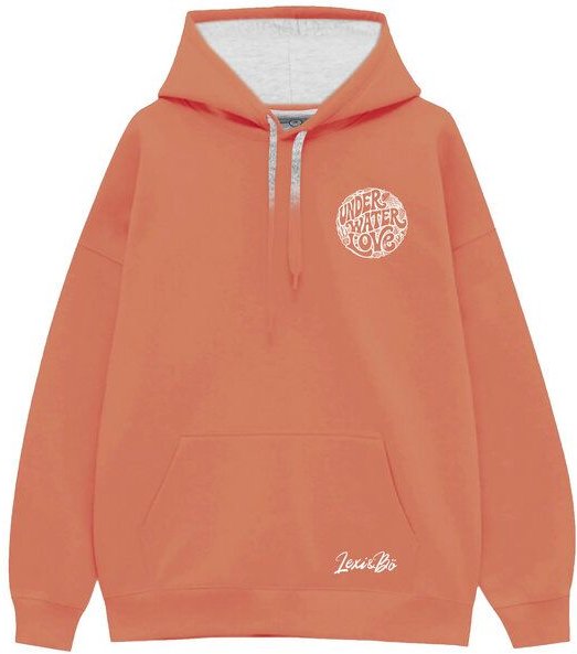 Lexi&Bö Under Water Love Oversized Hoodie Damen