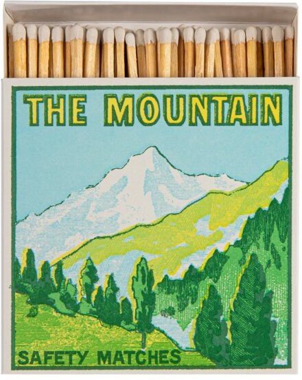 Archivist The Mountain Matchbox Streichhölzer