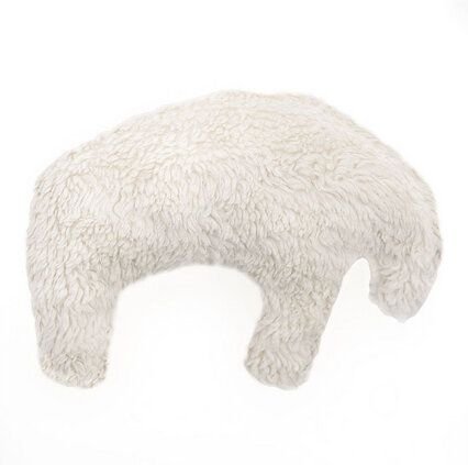 Grüne Pfote® Öko Hundespielzeug Plüsch kleiner Eisbär aus Island