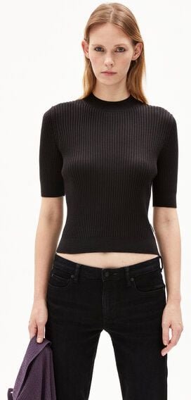 Thumbnail - ARMEDANGELS SILJIAA - Damen Strickshirt Slim Fit aus Bio-Baumwoll Mix