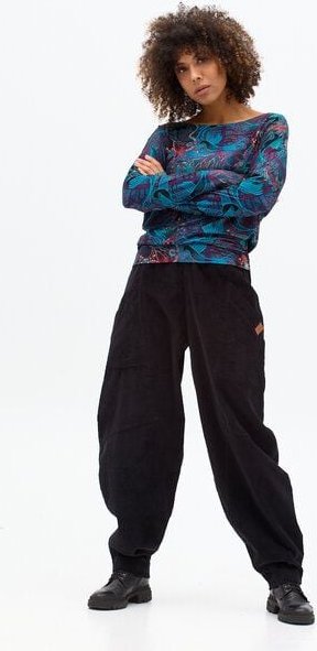 KOKOworld Coban Cordhosen aus Baumwolle - fair produziert in EU - mit Taschen, Ziernähten & elastischem Bund