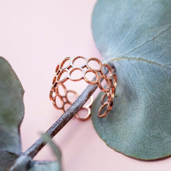 ALEXASCHA Verstellbarer Ring | gold, silber, roségold | AVA