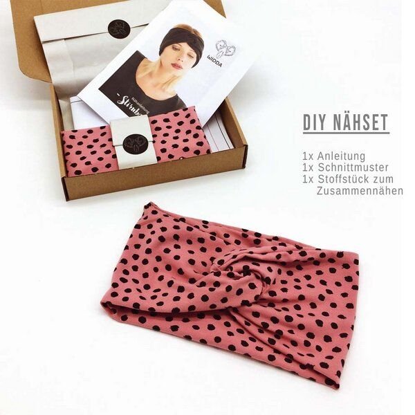 WiDDA berlin DIY Nähset Stirnband Punkte