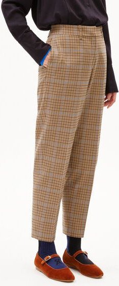 ARMEDANGELS WARMAAR PATTERN - Damen Webhose aus Bio-Baumwoll Mix