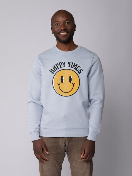 watapparel Sweatshirt Unisex Happy times smiley emoji