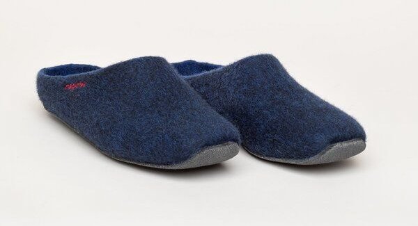 Magicfelt Filz-Hausschuh JU 720 für Damen aus 100% Merino-Wolle -Nachhaltiger Pantoffel mit komfortabler Filz-Latex-Soh...