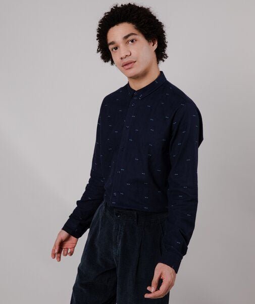 Thumbnail - Brava Fabrics Flanell-Hemd Eyes Regular