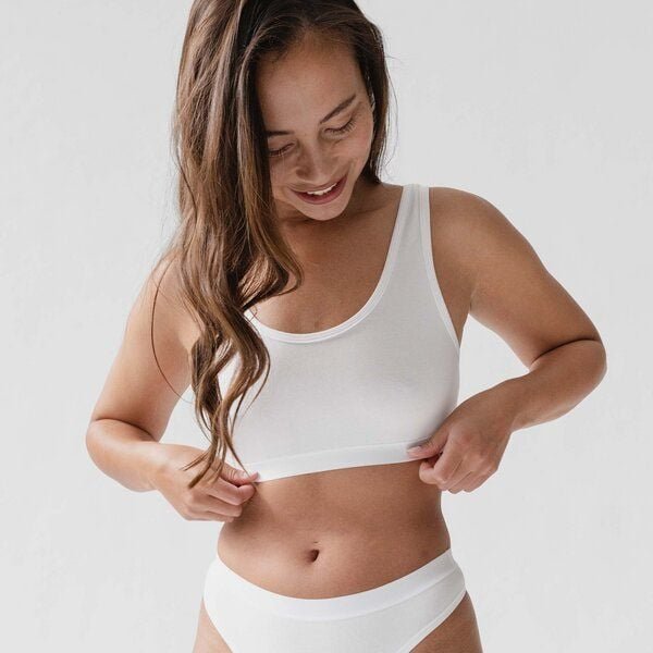 erlich textil Vera bügelloses Bustier aus Bio-Baumwolle, made in Europe