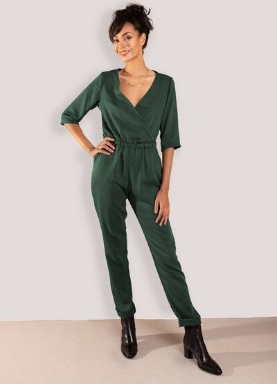 l'amour est bleu Tencel Overall