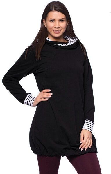 Milchshake FRIEDA kuschelweiches Umstands-Stillhoodiekleid aus Bio Baumwolle