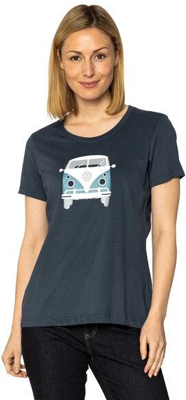Elkline Damen T-Shirt Kult mit VW T1 Bulliprint auf Brust und Rücken