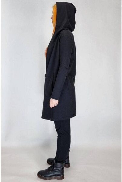 LUMEN organic Kapuzenmantel Basic SWEAT