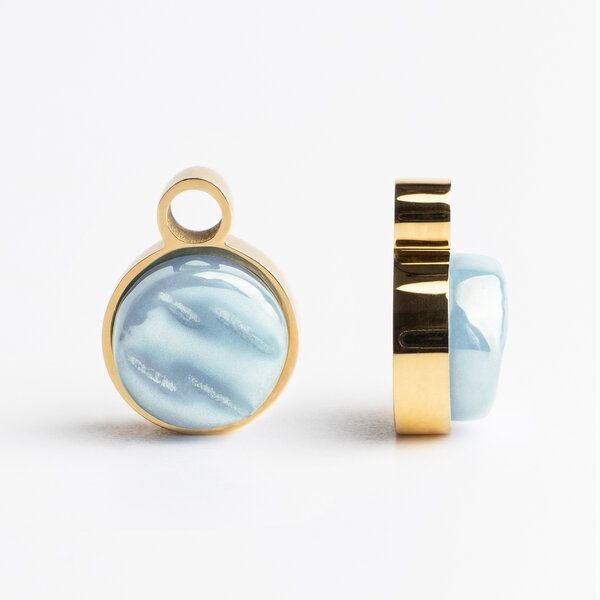 ALEXASCHA Anhänger für Ohrringe | Mix & Match Charms | Gold