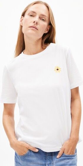 ARMEDANGELS LUALAA FLOWER - Damen T-Shirt aus Bio-Baumwolle