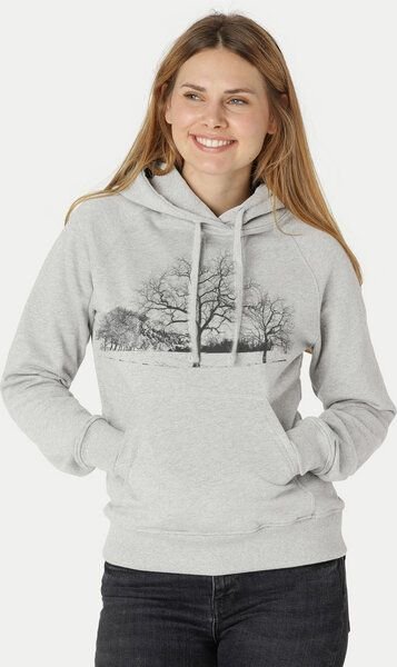 Peaces.bio - handbedruckte Biomode Damen Hoodie Landscape
