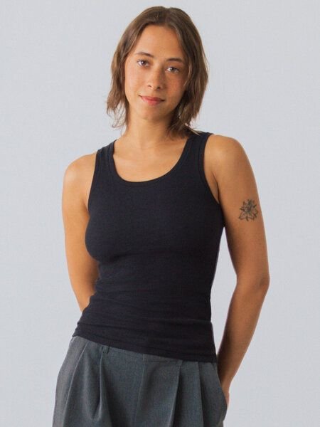 Honest Basics Scoop Rib Top