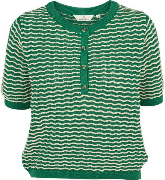 Basic Apparel Cashi Kurzarmpulli aus Bio-Baumwolle