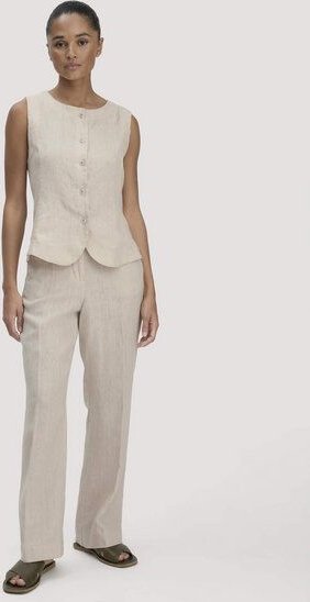 hessnatur Hose Straight Leg aus reinem Leinen